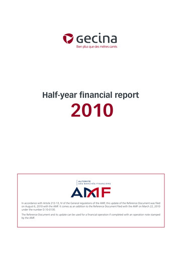 Thumbnail Gecina Half-year Report 2010-h1