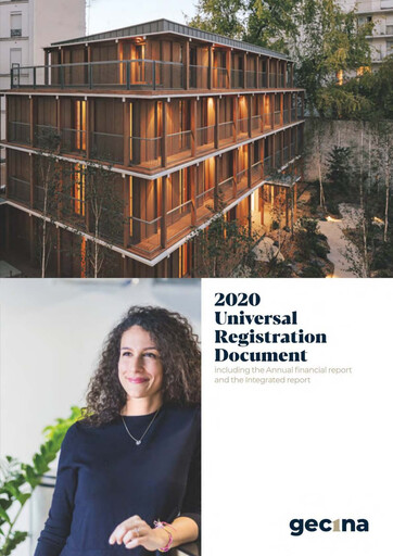 Thumbnail Gecina Universal Registration Document 2020