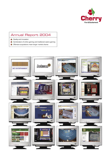 Thumbnail Betsson AB Annual Report 2004