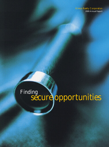 Thumbnail Kimco Realty
 Annual Report 2000
