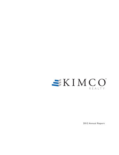 Thumbnail Kimco Realty
 Annual Report 2012