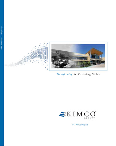 Thumbnail Kimco Realty
 Annual Report 2014