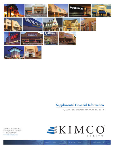 Thumbnail Kimco Realty
 Quarterly Report 2014-q1