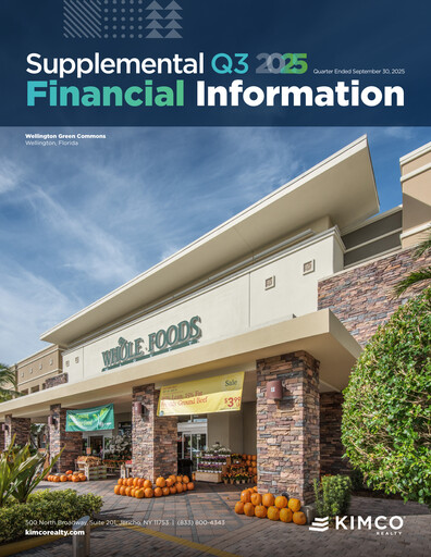 Thumbnail Kimco Realty
 Quarterly Report 2025-q3