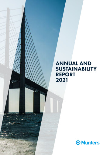 Thumbnail Munters Group AB Annual Report 2021