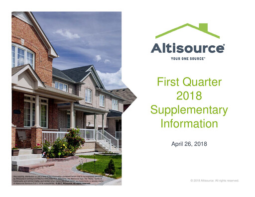 Thumbnail Altisource Portfolio
 Quarterly Report 2018-q1