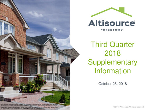 Thumbnail Altisource Portfolio
 Quarterly Report 2018-q3
