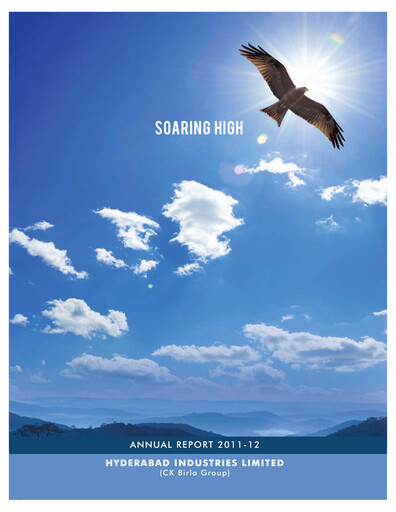 Thumbnail Hyderabad Industries Limited Annual Report 2011-2012