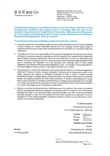 Thumbnail Hyderabad Industries Limited Quarterly Report 2026-q3