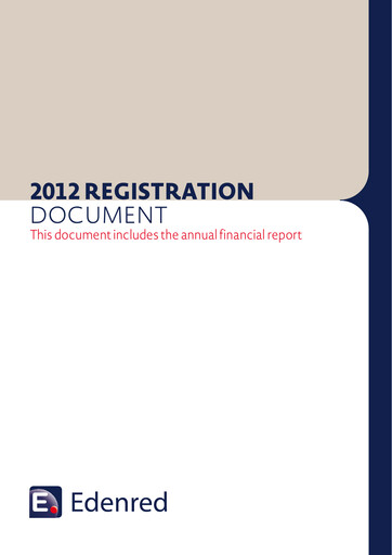 Thumbnail Edenred Universal Registration Document 2012