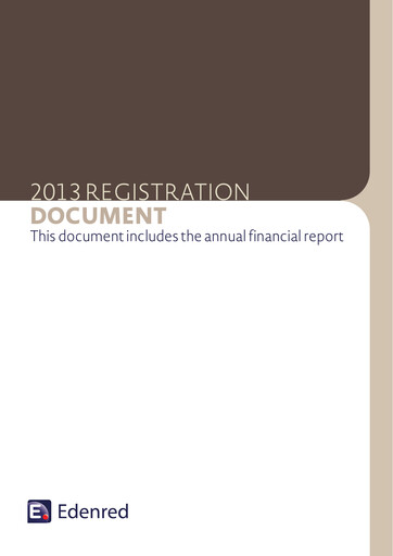 Thumbnail Edenred Universal Registration Document 2013