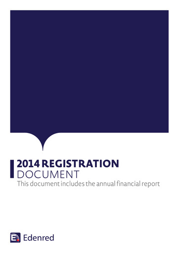 Thumbnail Edenred Universal Registration Document 2014