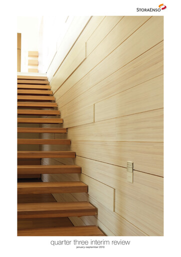 Thumbnail Stora Enso
 Quarterly Report 2010-q3