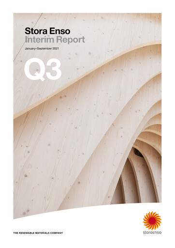 Thumbnail Stora Enso
 Quarterly Report 2021-q3