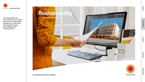 Thumbnail Stora Enso
 Sustainability Report 2020