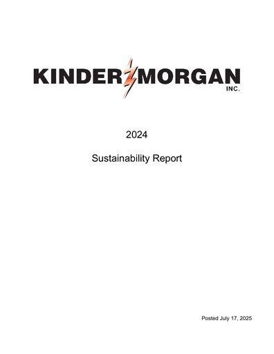 Thumbnail Kinder Morgan Sustainability Report 2024