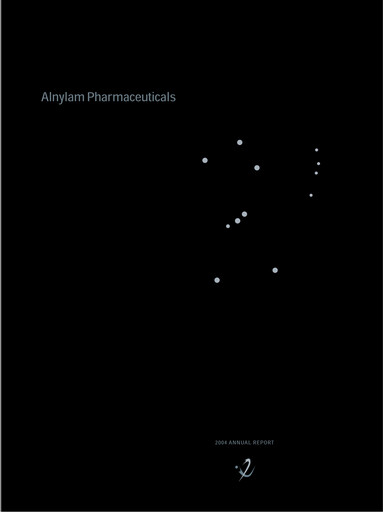 Thumbnail Alnylam Pharmaceuticals
 Annual Report 2004