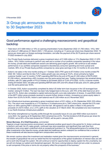 Thumbnail 3i Group Half-year Report 2023-h1
