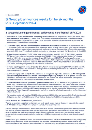 Thumbnail 3i Group Half-year Report 2024-h1