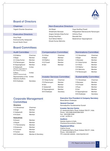 Thumbnail ITC Annual Report 2010