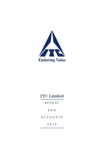 Thumbnail ITC Annual Report 2013