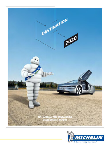 Thumbnail Michelin Sustainability Report 2013