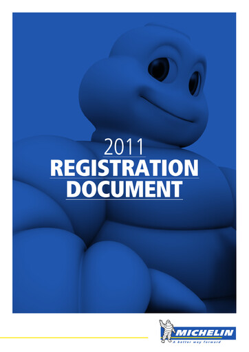 Thumbnail Michelin Universal Registration Document 2011