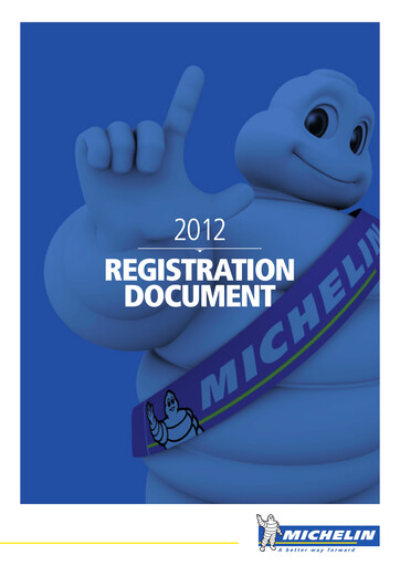 Thumbnail Michelin Universal Registration Document 2012