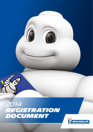 Thumbnail Michelin Universal Registration Document 2014