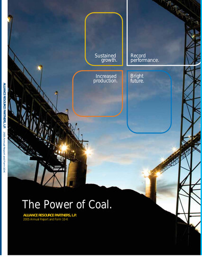 Thumbnail Alliance Resource Partners Annual Report 2005