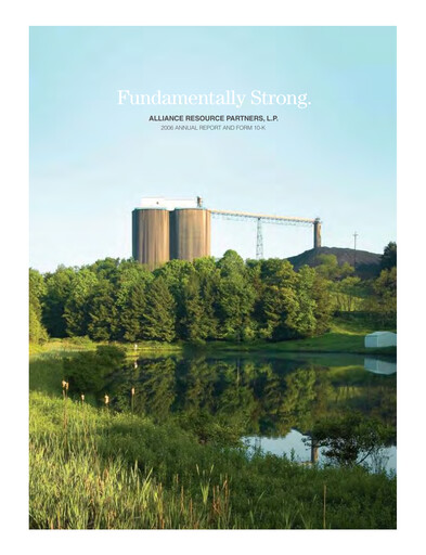 Thumbnail Alliance Resource Partners Annual Report 2006