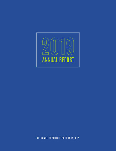 Thumbnail Alliance Resource Partners Annual Report 2019