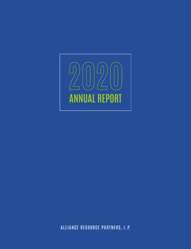 Thumbnail Alliance Resource Partners Annual Report 2020