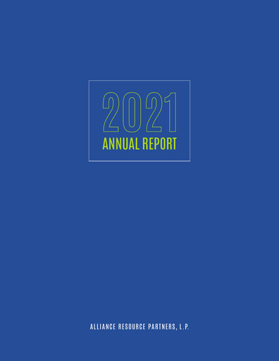 Thumbnail Alliance Resource Partners Annual Report 2021