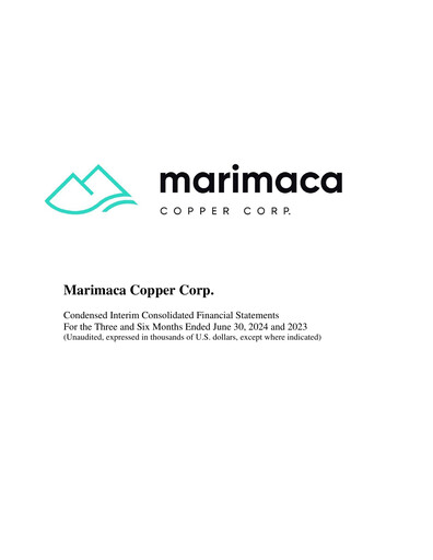 Thumbnail Marimaca Copper Quarterly Report 2024-q2