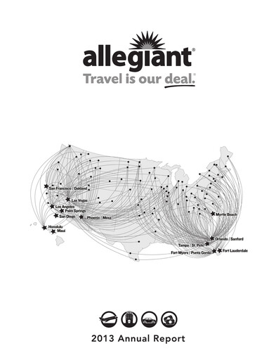 Thumbnail Allegiant Travel Company Annual Report 2013