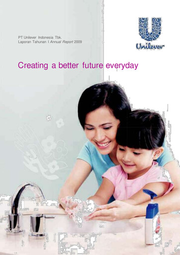 Thumbnail Unilever Indonesia Annual Report 2009