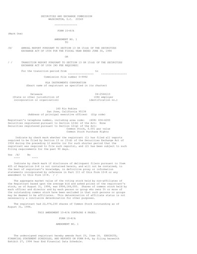 Thumbnail KLA Annual Report 1994