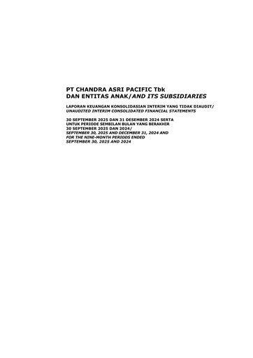 Thumbnail Chandra Asri Petrochemical Financial Statement 2025-9m