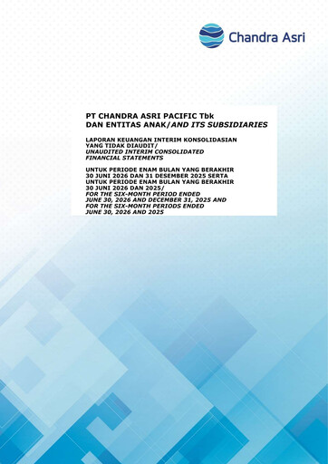 Vorschaubild Chandra Asri Petrochemical Finanzmitteilung 2026-h1