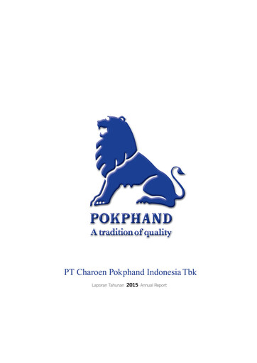 Thumbnail Charoen Pokphand Indonesia Annual Report 2015