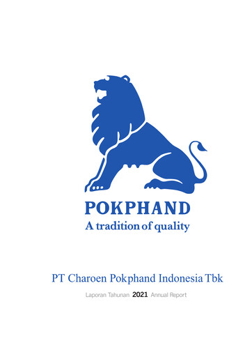 Thumbnail Charoen Pokphand Indonesia Annual Report 2021