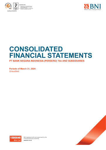 Vorschaubild Bank Negara Indonesia
 Quartalsbericht 2024-q1
