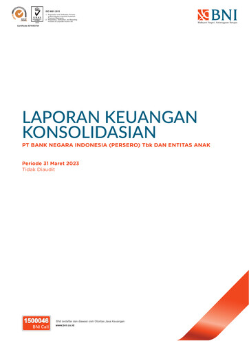 Thumbnail Bank Negara Indonesia
 Quarterly Report 2023-q1