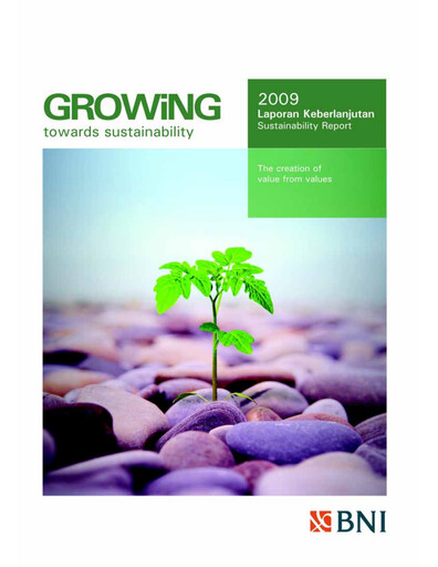 Thumbnail Bank Negara Indonesia
 Sustainability Report 2009