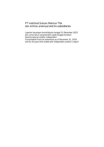 Thumbnail Indofood Financial Statement 2025