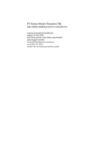 Thumbnail Sarana Menara Nusantara
 Half-year Report 2026-h1