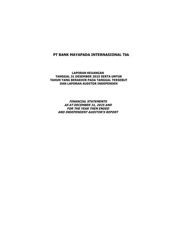 Thumbnail Bank Mayapada Internasional Financial Statement 2025