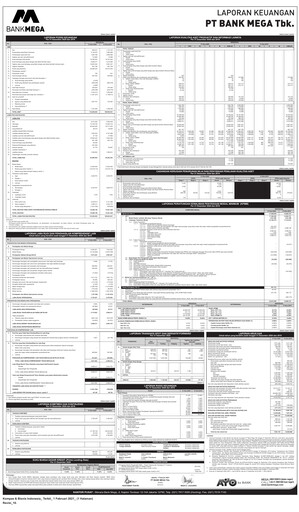 Thumbnail Bank Mega
 Financial Statement 2020
