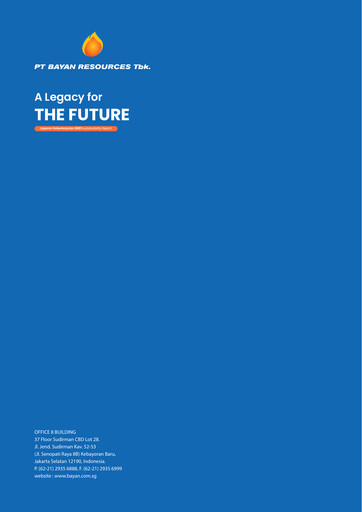 Thumbnail Bayan Resources
 Sustainability Report 2021